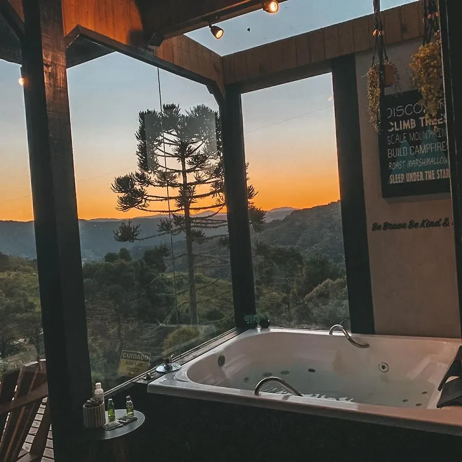 Stone Hill Cabin- Cabana Com Hidro E Com Uma Vista Espetacular Urubici