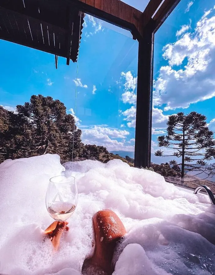 Stone Hill Cabin- Cabana Com Hidro E Com Uma Vista Espetacular Urubici 0*,