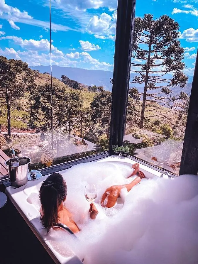 Domek alpejski Stone Hill Cabin- Cabana Com Hidro E Com Uma Vista Espetacular Urubici